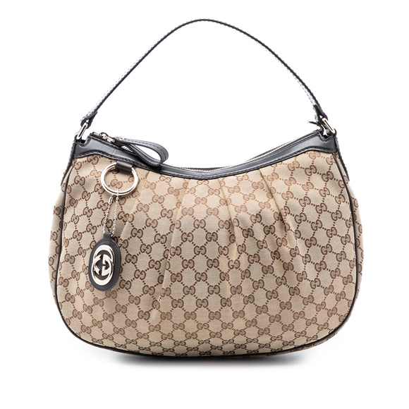 Pre-Loved Gucci GG Canvas Sukey Shoulder Bag